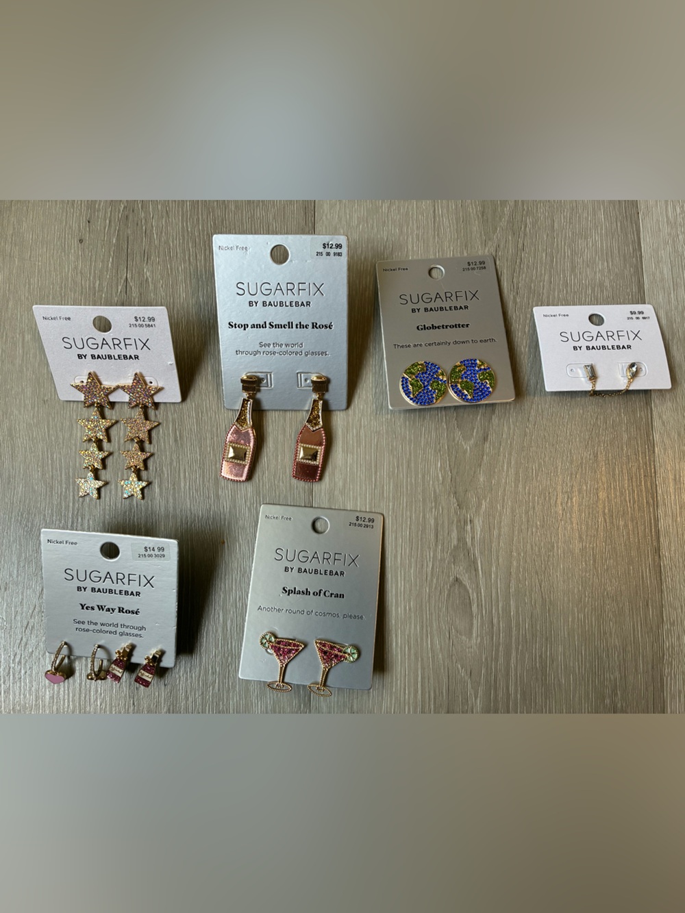 Sugarfix lot of 6 earrings